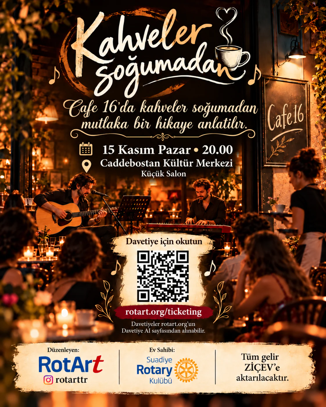 Kahveler Soğumadan: RotArt Music at CKM on 15 November 2026